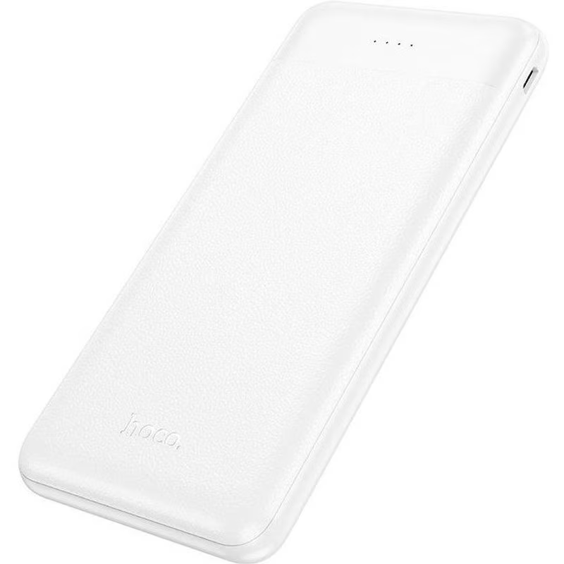 Batería Externa HOCO J153 Stability, 10000mAh, 10W, 2 x USB-A, Blanca