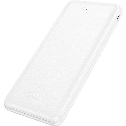 Batería Externa HOCO J153 Stability, 10000mAh, 10W, 2 x USB-A, Blanca