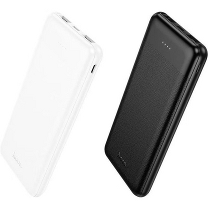 Batería Externa HOCO J153 Stability, 10000mAh, 10W, 2 x USB-A, Blanca