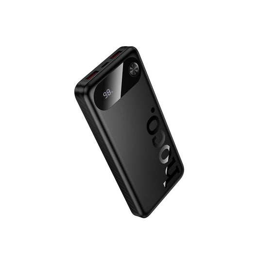 Batería Externa HOCO J154, 10000mAh, 22.5W, QC + PD, 1 x USB-C - 2 x USB-A, Negra