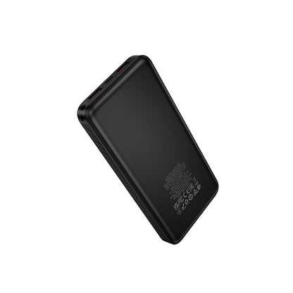Batería Externa HOCO J154, 10000mAh, 22.5W, QC + PD, 1 x USB-C - 2 x USB-A, Negra
