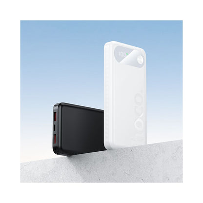Batería Externa HOCO J154, 10000mAh, 22.5W, QC + PD, 1 x USB-C - 2 x USB-A, Negra
