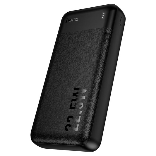 Batería externa HOCO J159A Essence, 20000 mAh, 22,5 W, QC + PD, 1 x USB-C - 2 x USB-A, negra