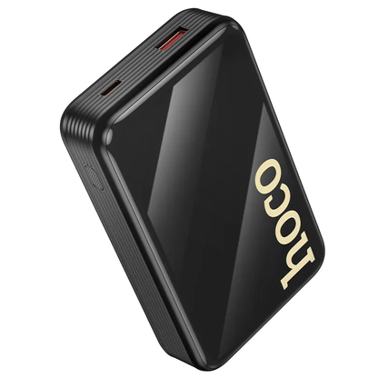 Batería Externa HOCO Q37A, 20000mAh, 22.5W, QC + PD, 1 x Lightning - 1 x USB-A - 2 x USB-C, Negra