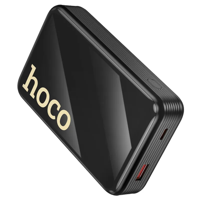 Batería Externa HOCO Q37A, 20000mAh, 22.5W, QC + PD, 1 x Lightning - 1 x USB-A - 2 x USB-C, Negra