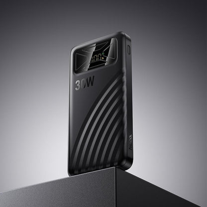 Batería externa HOCO Q42, 10000 mAh, 30 W, QC + PD, 1 x USB-A - 1 x USB-C, negra