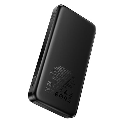 Batería externa HOCO Q42, 10000 mAh, 30 W, QC + PD, 1 x USB-A - 1 x USB-C, negra