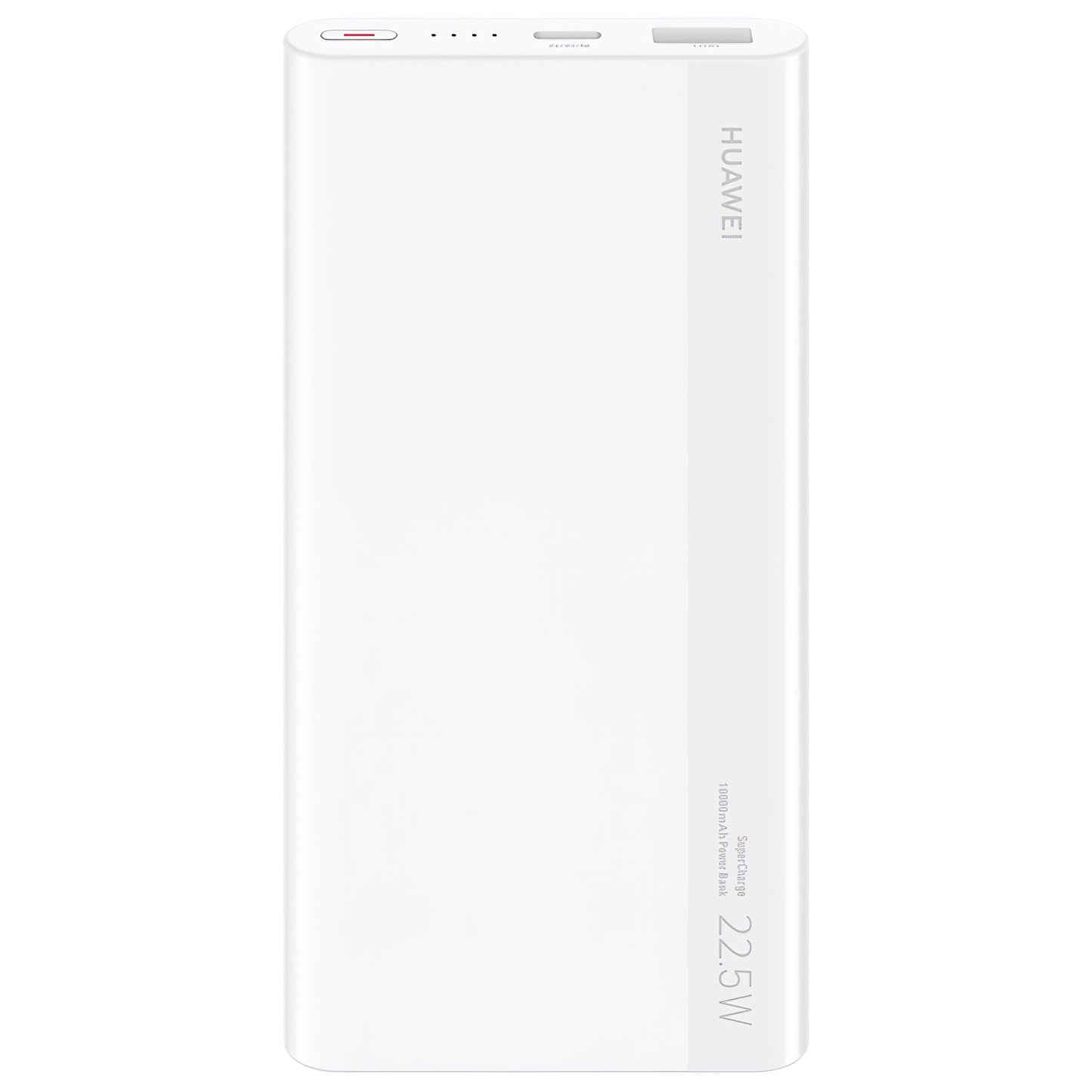 Batería externa Huawei SuperCharge, 10000mAh, 22.5W, QC + PD, 1 x USB-A - 1 x USB-C, Blanco 55034445