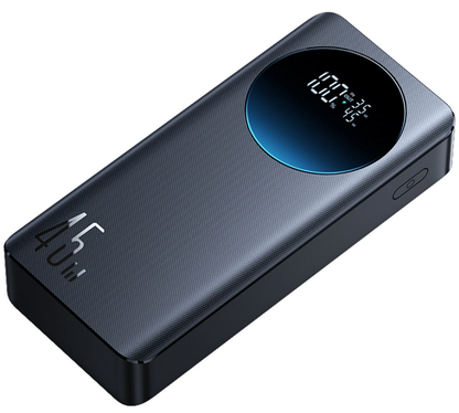 Batería Externa Joyroom JR-PBF02 Pro, 20000mAh, 45W, QC + PD, 2 x USB-A - 2 x USB-C, Negra