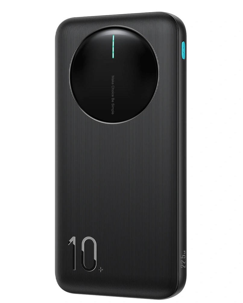 Batería Externa Joyroom JR-PBF12 Pro, 10000mAh, 22.5W, QC + PD, 1 x USB-C - 2 x USB-A, Negra