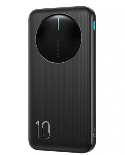 Batería Externa Joyroom JR-PBF12 Pro, 10000mAh, 22.5W, QC + PD, 1 x USB-C - 2 x USB-A, Negra