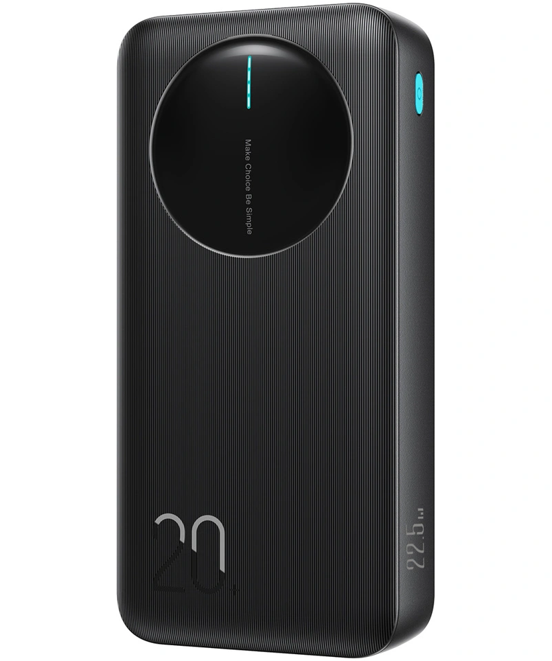 Batería Externa Joyroom JR-PBF14 Pro, 20000mAh, 22.5W, QC + PD, 1 x USB-C - 2 x USB-A, Negra