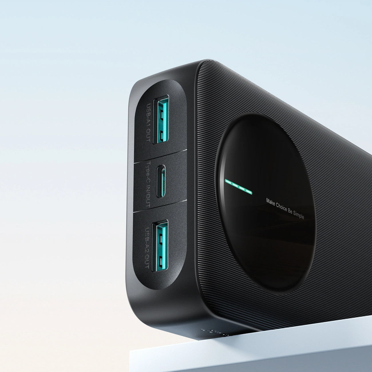 Batería Externa Joyroom JR-PBF14 Pro, 20000mAh, 22.5W, QC + PD, 1 x USB-C - 2 x USB-A, Negra