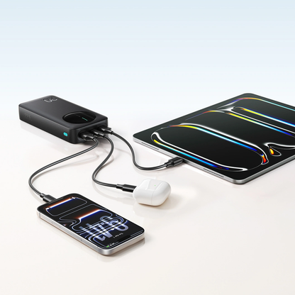 Batería Externa Joyroom JR-PBF14 Pro, 20000mAh, 22.5W, QC + PD, 1 x USB-C - 2 x USB-A, Negra