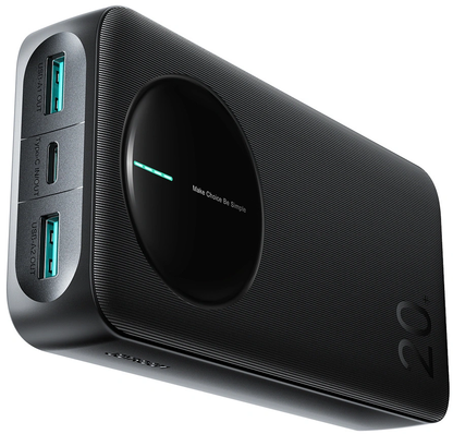 Batería Externa Joyroom JR-PBF14 Pro, 20000mAh, 22.5W, QC + PD, 1 x USB-C - 2 x USB-A, Negra