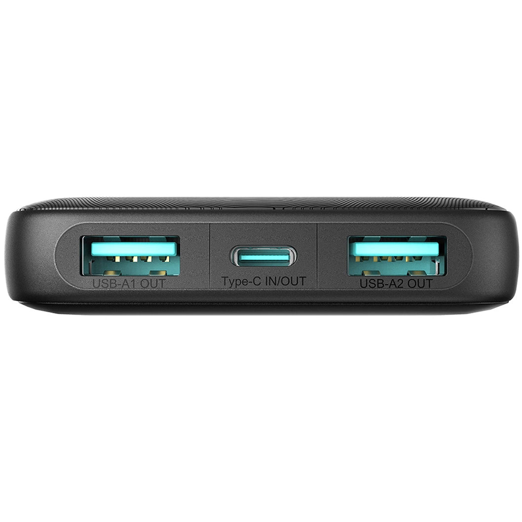 Batería externa Joyroom JR-PBF15, 10000mAh, 22.5W, QC + PD, 1 x USB-C - 2 x USB-A, Negro 