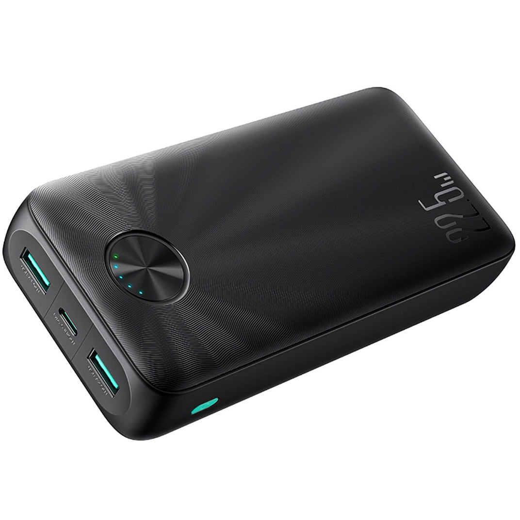 Joyroom JR-PBF16 Batería externa, 20000mAh, 22.5W, QC + PD, 1 x USB-C - 2 x USB-A, Negro 