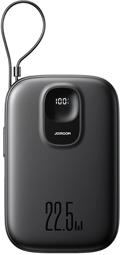 Batería Externa Joyroom JR-PBF17, 10000mAh, 22.5W, QC + PD, 1 x USB-A - 2 x USB-C, Negra