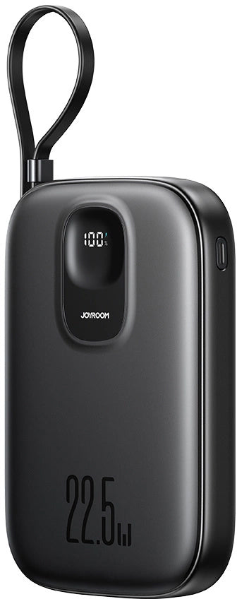 Batería Externa Joyroom JR-PBF17, 10000mAh, 22.5W, QC + PD, 1 x USB-A - 2 x USB-C, Negra