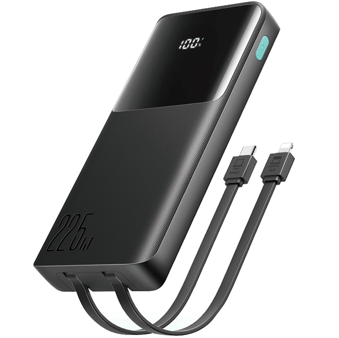 Batería Externa Joyroom JR-PBF19, 10000mAh, 22.5W, QC + PD, 1 x Lightning - 1 x USB-A - 2 x USB-C, Negra