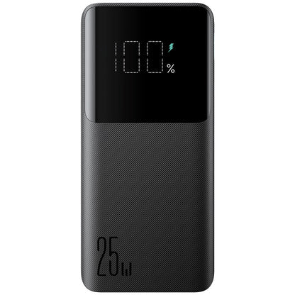 Batería Externa Joyroom JR-PBF20, 10000mAh, 25W, QC + PD, 1 x USB-C - 2 x USB-A, Negra