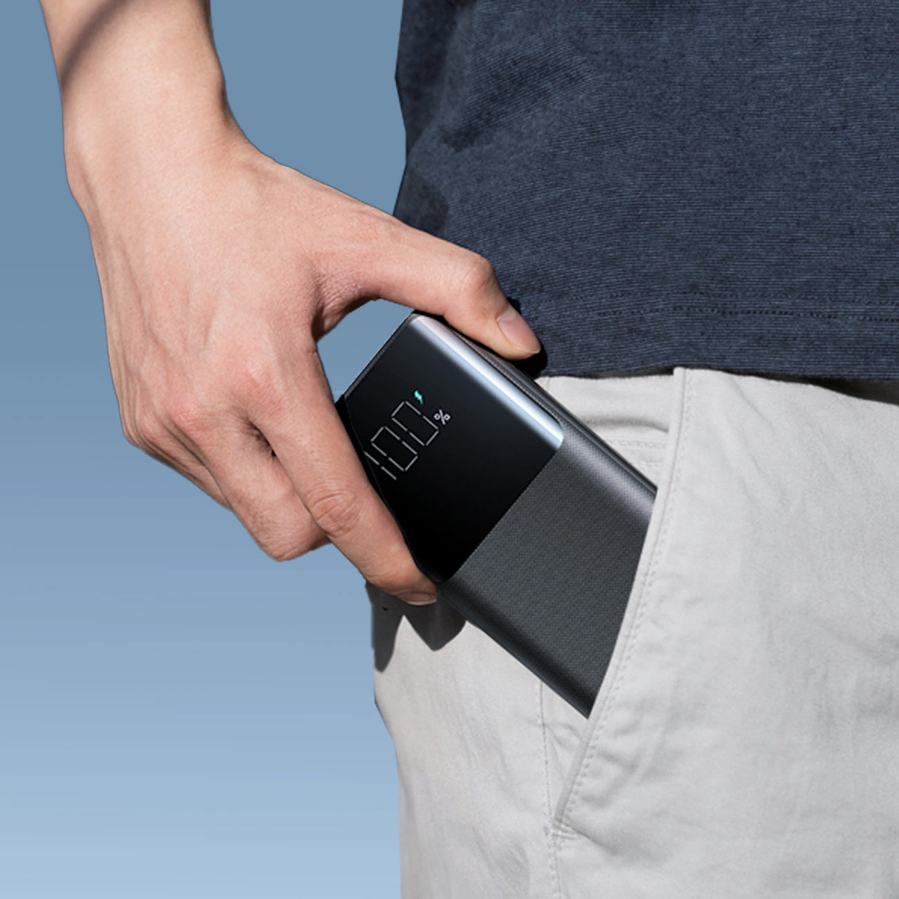 Batería Externa Joyroom JR-PBF20, 10000mAh, 25W, QC + PD, 1 x USB-C - 2 x USB-A, Negra