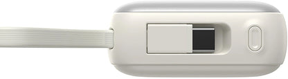 Batería Externa Joyroom JR-PBF27, 10000mAh, 22.5W, PD, 1 x Lightning - 2 x USB-C, Blanca