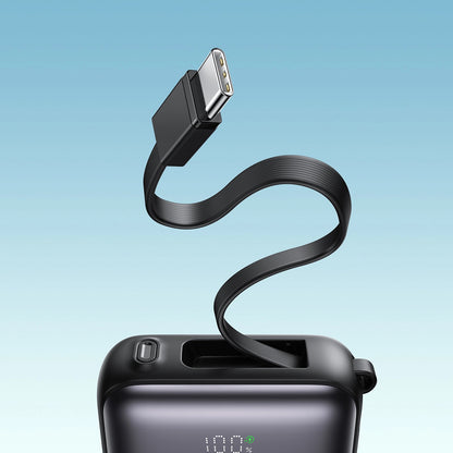 Batería Externa Joyroom JR-PBF27, 10000mAh, 22.5W, PD, 1 x Lightning - 2 x USB-C, Negra