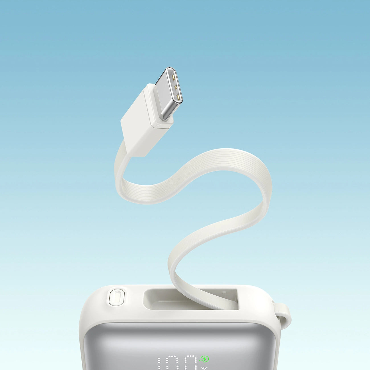 Batería Externa Joyroom JR-PBF27, 10000mAh, 22.5W, PD, 1 x Lightning - 2 x USB-C, Blanca
