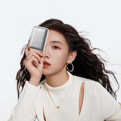 Joyroom JR-PBF29 External Battery, 20000mAh, 22.5W, QC + PD, 1 x Lightning - 2 x USB-C, White