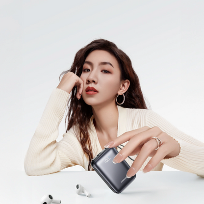 Joyroom JR-PBF29 External Battery, 20000mAh, 22.5W, QC + PD, 1 x Lightning - 2 x USB-C, Black