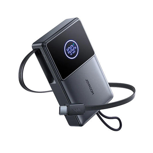 Batería Externa Joyroom JR-PR1, 10000mAh, 22.5W, PD, 2 x USB-C, Gris
