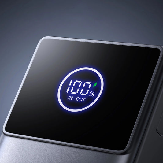 Batería Externa Joyroom JR-PR1, 10000mAh, 22.5W, PD, 2 x USB-C, Gris