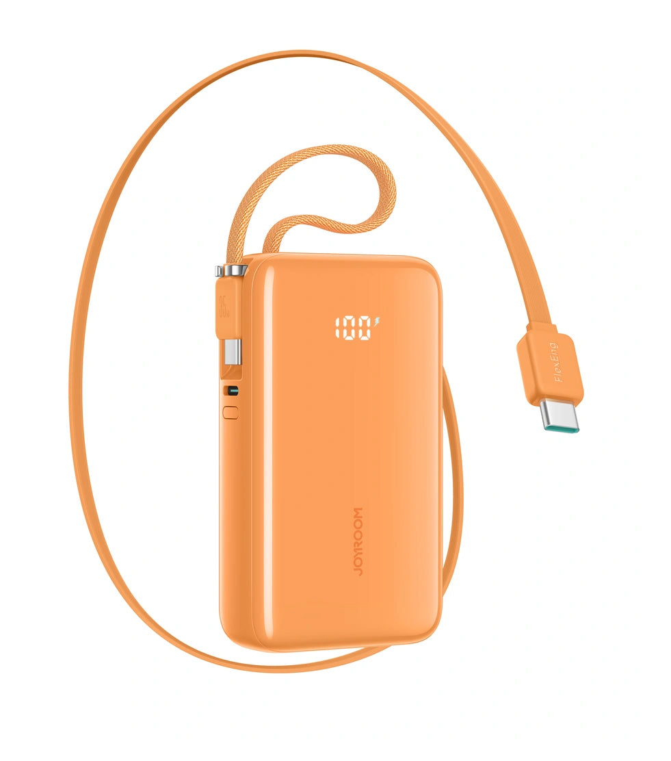 Batería Externa Joyroom JR-PR2, 10000mAh, 35W, PD, 3 x USB-C, Naranja