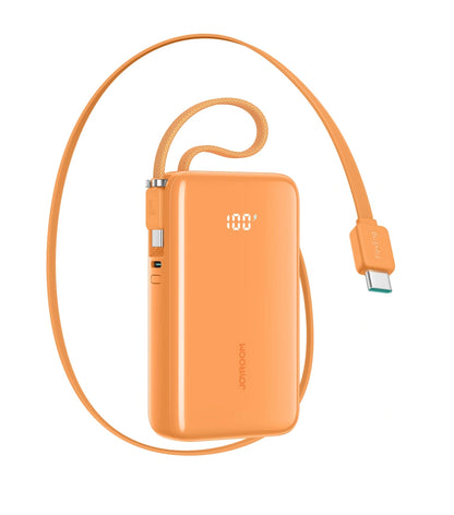 Batería Externa Joyroom JR-PR2, 10000mAh, 35W, PD, 3 x USB-C, Naranja