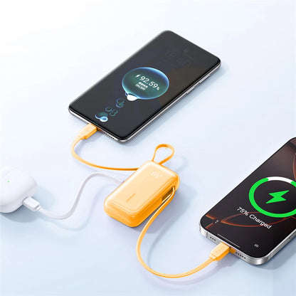 Batería Externa Joyroom JR-PR2, 10000mAh, 35W, PD, 3 x USB-C, Naranja