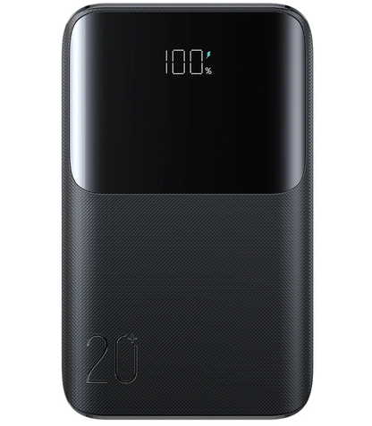 Batería Externa Joyroom JR-QP192, 20000mAh, 22.5W, QC + PD, 1 x USB-A - 2 x USB-C, Negra