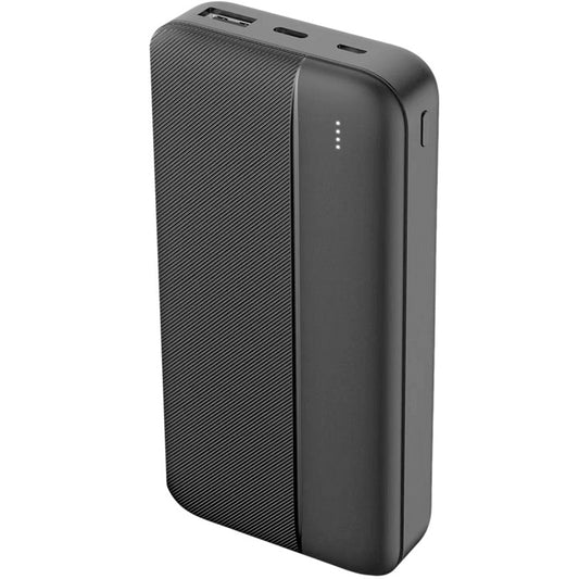 Batería Externa MaXlife MXPB-02, 20000mAh, 20W, QC + PD, 1 x USB-A - 1 x USB-C, Negra