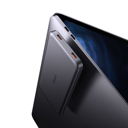 Batería Externa Inalámbrica McDodo MC-3781 Meta, 10000mAh, 20W, PD + FQI, 1 x QI - 2 x USB-C, Negra