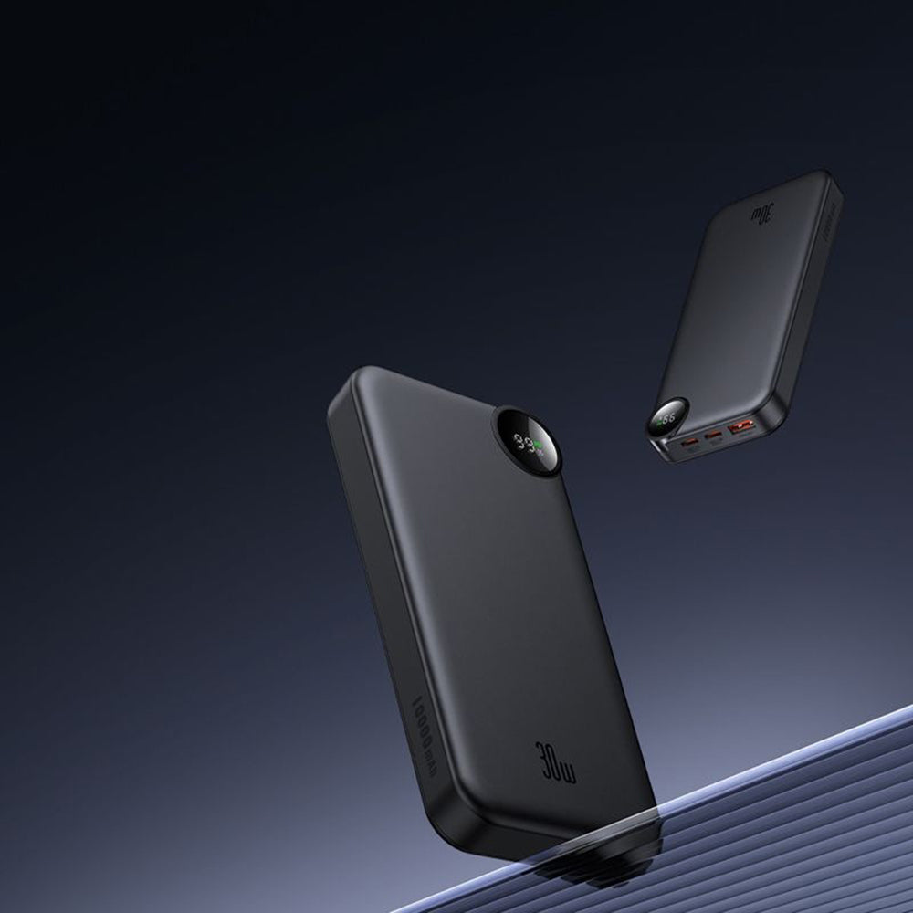 Batería Externa McDodo MC-3850 Display, 10000mAh, 30W, QC + PD, 1 x USB-A - 2 x USB-C, Negra