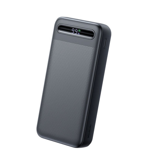Batería Externa McDodo MC-3891 Star, 20000mAh, 22.5W, QC + PD, 2 x USB-A - 1 x USB-C, Negra
