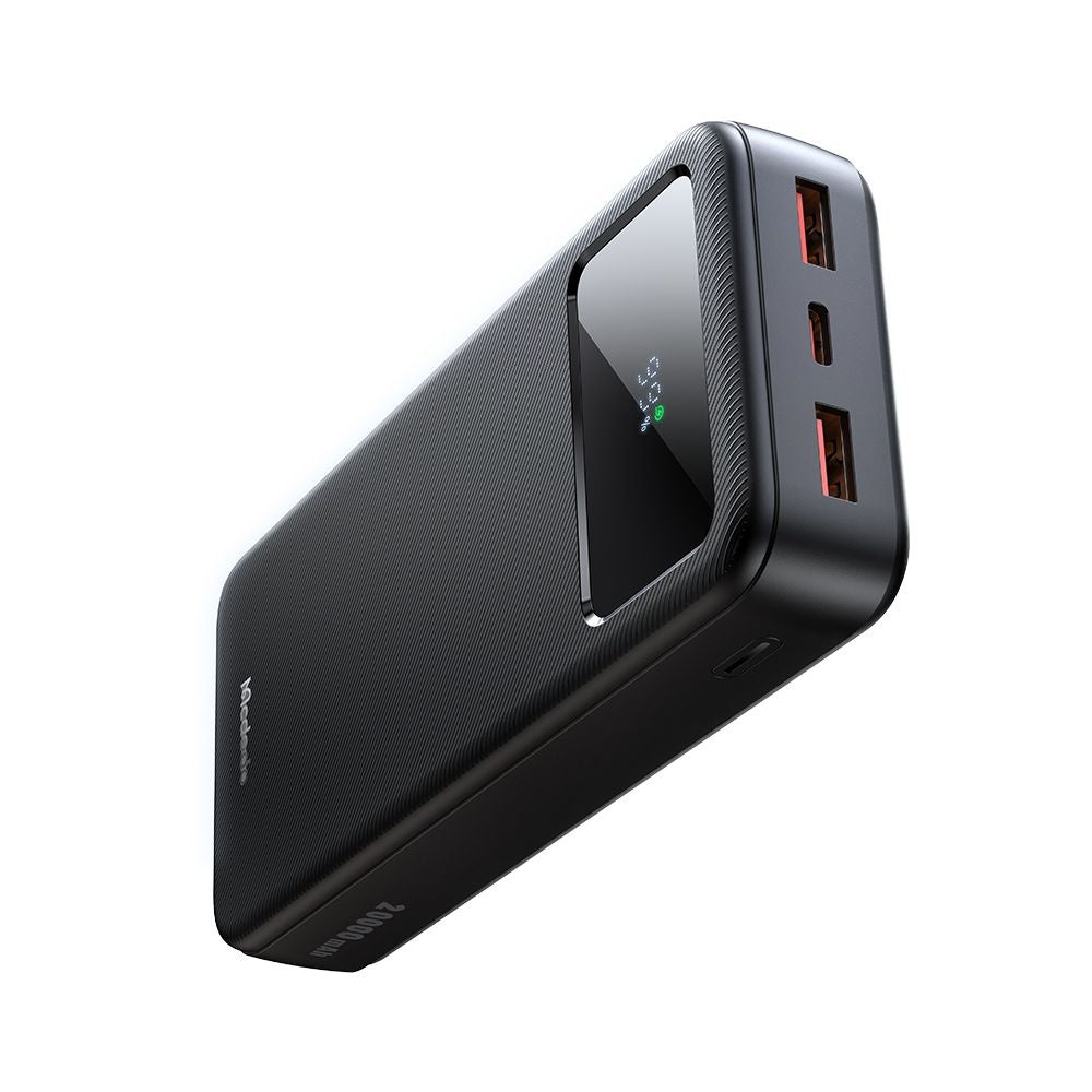 Batería Externa McDodo MC-4230, 20000mAh, 22.5W, QC + PD, 2 x USB-A - 1 x USB-C, Negra