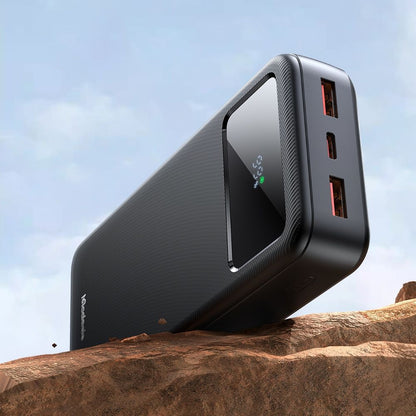 Batería Externa McDodo MC-4230, 20000mAh, 22.5W, QC + PD, 2 x USB-A - 1 x USB-C, Negra