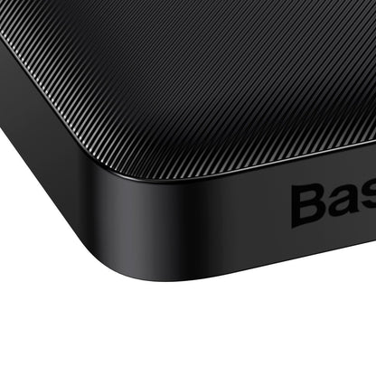 Batería externa Baseus Bipow, 10000mAh, 15W, 1 x USB-C - 2 x USB-A, Negro PPBD050001 