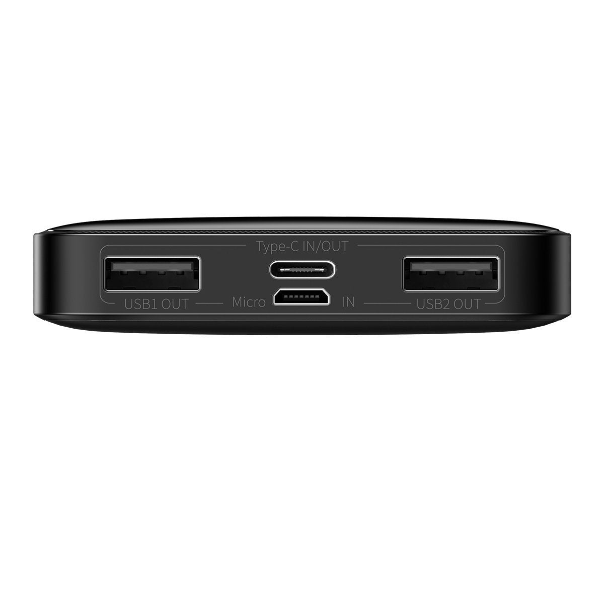 Batería externa Baseus Bipow, 10000mAh, 15W, 1 x USB-C - 2 x USB-A, Negro PPBD050001 