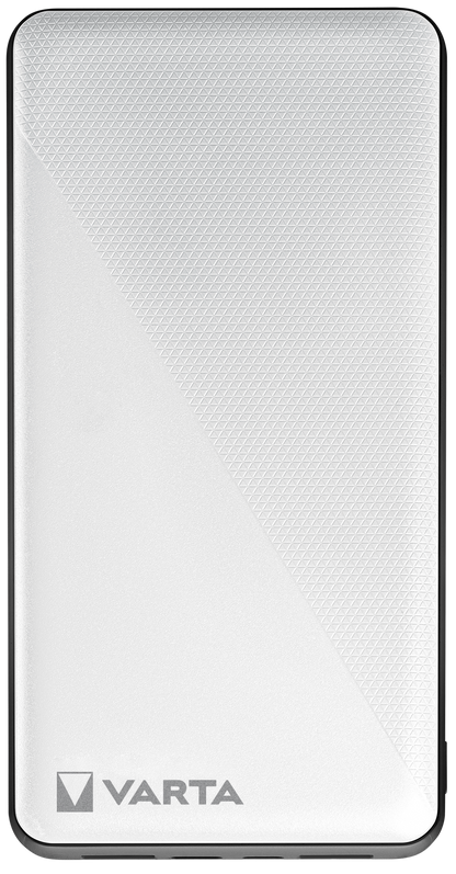 Batería externa Varta Energy, 20000mAh, 15W, 2 x USB-A - 1 x USB-C, Blanco