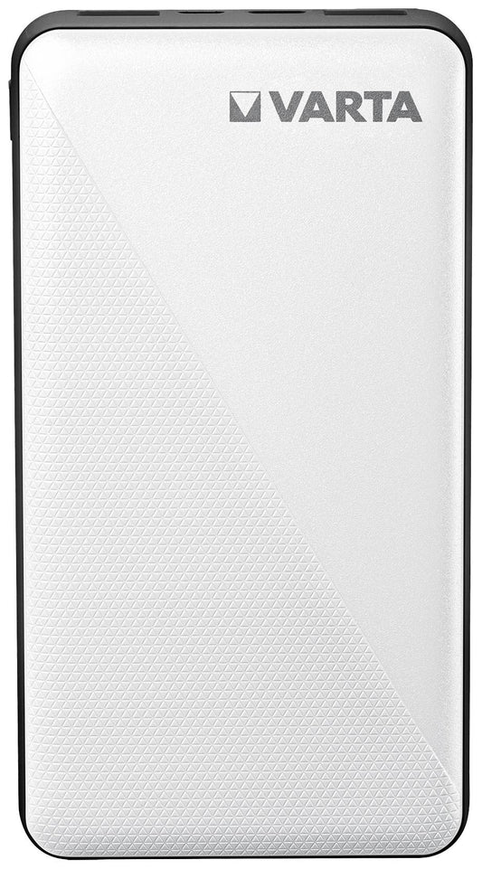 Batería externa Varta Energy, 15000mAh, 15W, 2 x USB-A - 1 x USB-C, Blanco