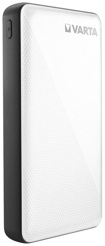 Batería externa Varta Energy, 15000mAh, 15W, 2 x USB-A - 1 x USB-C, Blanco