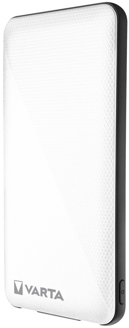 Batería externa Varta Energy, 5000mAh, 15W, 2 x USB-A - 1 x USB-C, Blanco