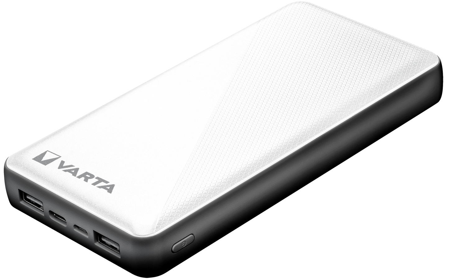 Batería externa Varta Energy, 20000mAh, 15W, 2 x USB-A - 1 x USB-C, Blanco